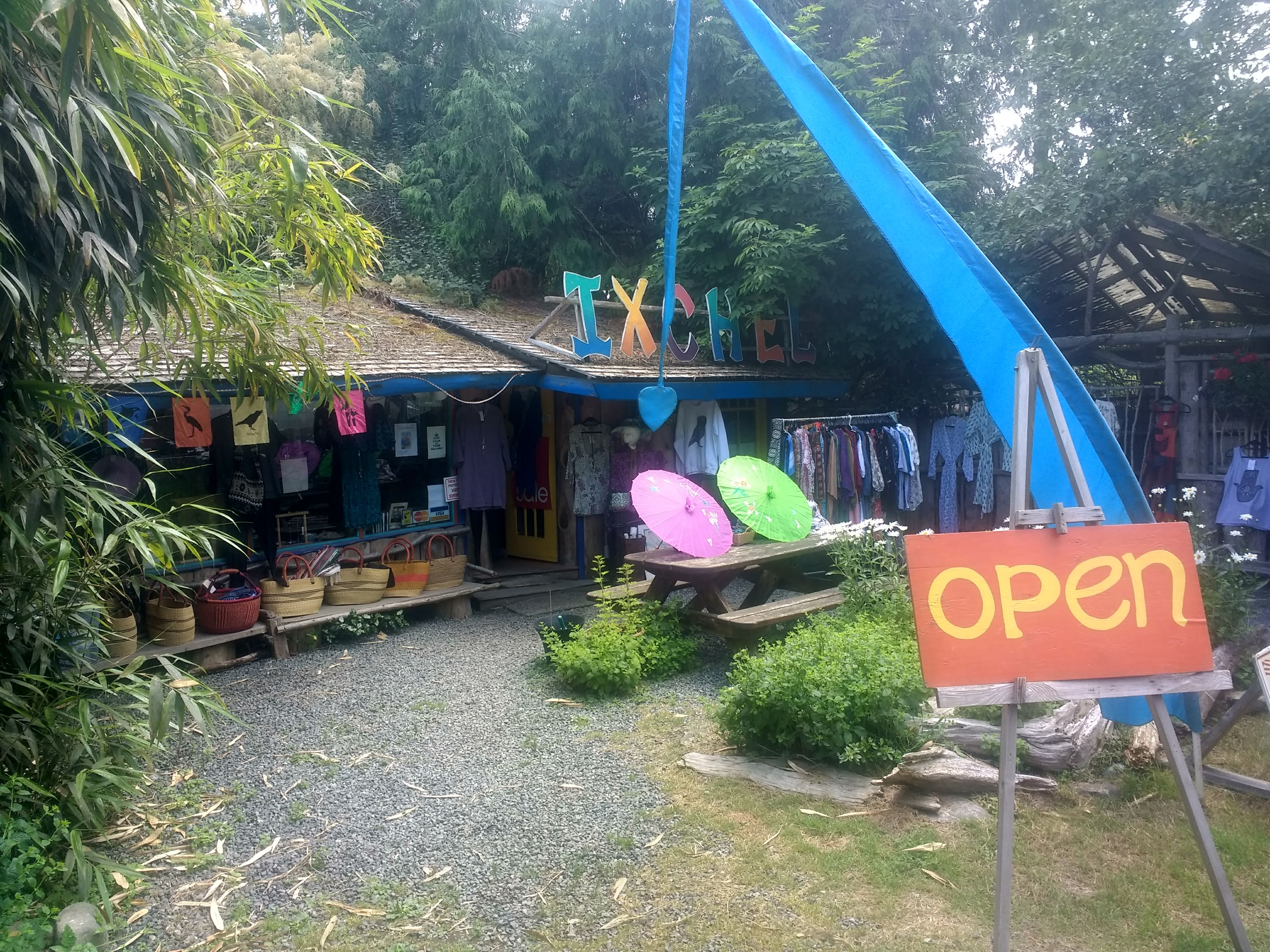 A shop in Galiano